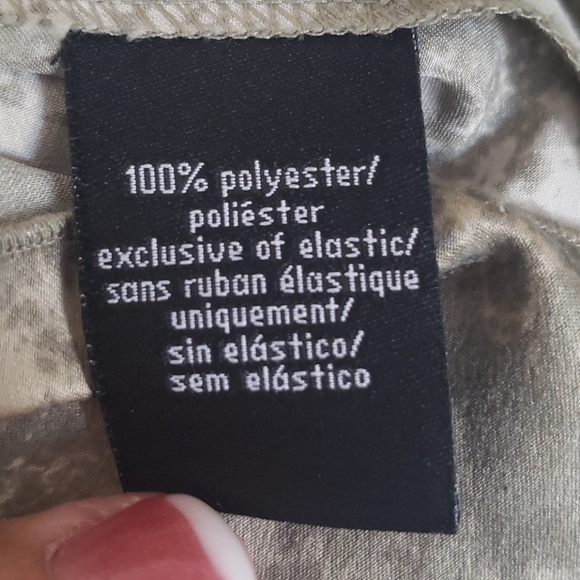 Baby Doll Sage Green Silky Top - Picture 9 of 9